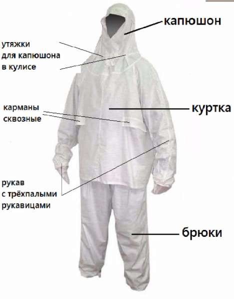 Костюм Маскхалат белого цвета СССР Костюм Маскхалат белого цвета СССР