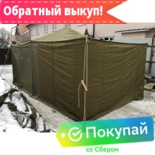 Аренда палатки Гарнизон-8 комбинированная