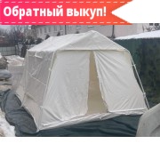 Палатка Гарнизон-7 белого цвета с полом