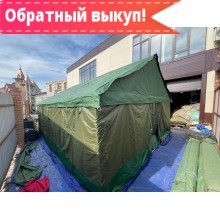 Палатка Каркасная утепленная зеленого цвета 5х6